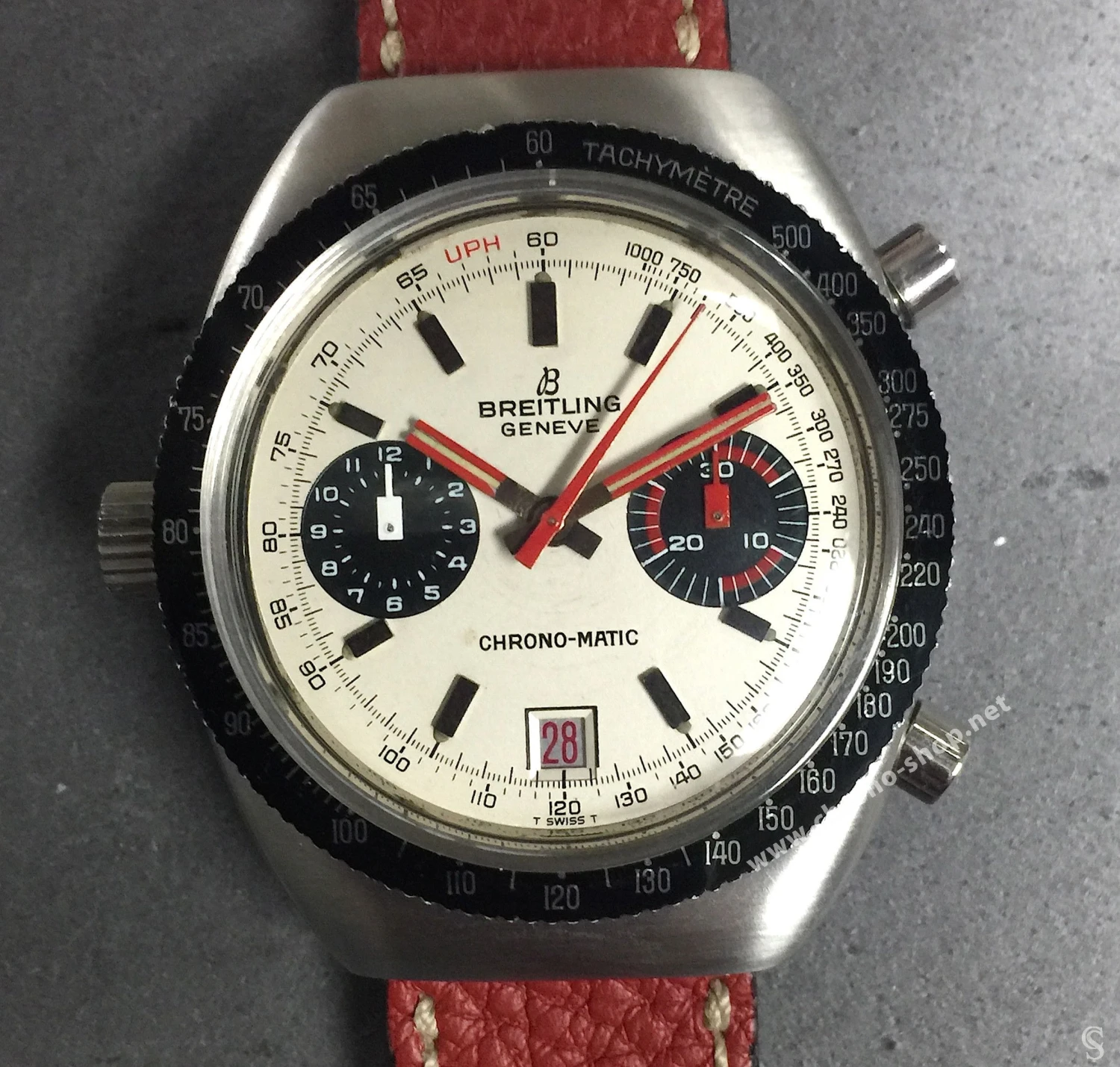 Breitling Chrono-Matic Vintage Jeu Aiguilles 1970 Swiss Ref 7651 48mm Montre Automatique Chronomatic 5 Breitling Chrono-Matic Vintage Jeu Aiguilles 1970 Swiss Ref 7651 48mm Montre Automatique Chronomatic – Image 3