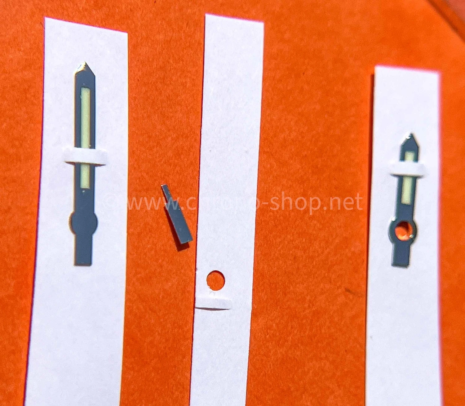 Breitling Horlogerie Authentiques Pièces Détachées Fournitures 3 X Aiguilles Luminova Ref 400-Z1094 4 Breitling Horlogerie Authentiques Pièces Détachées Fournitures 3 X Aiguilles Luminova Ref 400-Z1094 – Image 2