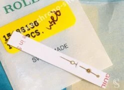 Rolex Rare 1 X Aiguille Seconde Or Jaune Montres Submariner Date 16808, 16803, 16613, 16618 Luminova Ref 15-88136 -Aiguilles et Pièces Soldes rolex rare 1 x aiguille seconde or jaune montres submariner date 16808 16803 16613 16618 luminova ref 15 88136 14