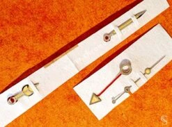 ROLEX RARES 4 X AIGUILLES TRITIUM GMT MASTER 1675 MONTRES VINTAGES COULEUR CRÈME JAUNE CAL 15270,1575,1565,1560 -Aiguilles et Pièces Soldes rolex rares 4 x aiguilles tritium gmt master 1675 montres vintages couleur creme jaune cal 15270157515651560 19