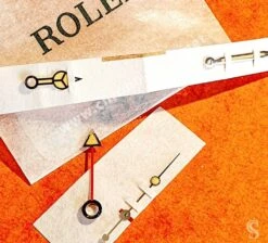 ROLEX RARES 4 X AIGUILLES TRITIUM GMT MASTER 1675 MONTRES VINTAGES COULEUR CRÈME JAUNE CAL 15270,1575,1565,1560 -Aiguilles et Pièces Soldes rolex rares 4 x aiguilles tritium gmt master 1675 montres vintages couleur creme jaune cal 15270157515651560 4