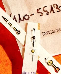 ROLEX RARES AIGUILLES TRITIUM 5512,5513 MONTRES VINTAGES SUBMARINER COULEUR CRÈME JAUNE CAL 1520,1530