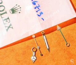 Rolex Set Aiguilles Luminova Or Jaune Montres GMT MASTER 116713, 116718 Cal 3186 -Aiguilles et Pièces Soldes rolex set aiguilles luminova or jaune montres gmt master 116713 116718 cal 3186 13