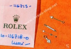 Rolex Set Aiguilles Luminova Or Jaune Montres GMT MASTER 116713, 116718 Cal 3186 -Aiguilles et Pièces Soldes rolex set aiguilles luminova or jaune montres gmt master 116713 116718 cal 3186 6