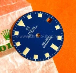 Tudor Vintage 70's Original Cadran Snowflake Bleu Tritium Jaune Militaire Montres Vintages Tudor Submariner 9411,94011,7021